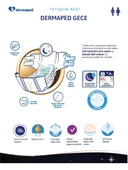 Dermaped Gece Medium 85-125 cm 30'lu Bel bantlı Yetişkin Hasta Bezi 120 Adet - 3