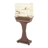 Imac Camılla Ayaklı Kuş Kafesi Kahve/gold 50x30x56/127cm - 1