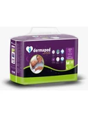 Dermaped Gece Medium 85-125 cm 30'lu Bel bantlı Yetişkin Hasta Bezi 120 Adet - 1