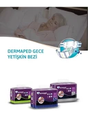 Dermaped Gece Large 100-150 cm 30'lu Bel bantlı Yetişkin Hasta Bezi 120 Adet - 4