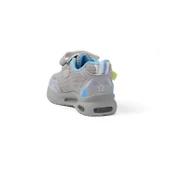 Unisex Bebe Buz Turkuaz Figürlü Işıklı Cırtlı Sneaker Günlük Spor Ayakkabı - 5