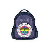 Lisanslı Orjinal Fenerbahçe Logo Desenli Okul Sırt  Çantası (25760) thumbnail 1