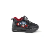 Unisex Bebe Füme Kırmızı Figürlü Işıklı Cırtlı Sneaker Günlük Spor Ayakkabı - 4