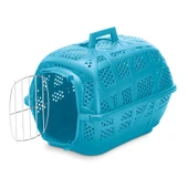 Imac Carry Sport Metal Kapılı Evcil Hayvan Taşıma Çantası Mavi 48,5x34x32cm thumbnail 1