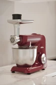 Sinbo SMX-2775 Çok Amaçlı 3ın1 Mutfak Şefi Hamur Yoğurma Kıyma Makinesi Sürahi Blender 1500w Kırmızı - 6