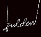 Yeni Trend Taşlı Gümüş İsim Kolye thumbnail 1