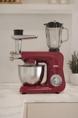 Sinbo SMX-2775 Çok Amaçlı 3ın1 Mutfak Şefi Hamur Yoğurma Kıyma Makinesi Sürahi Blender 1500w Kırmızı - 5