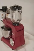 Sinbo SMX-2775 Çok Amaçlı 3ın1 Mutfak Şefi Hamur Yoğurma Kıyma Makinesi Sürahi Blender 1500w Kırmızı - 8