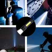BUFFER® Solar Kutulu Mini El Feneri – Taşınabilir LED Kamp ve Acil Durum El Lambası - 4