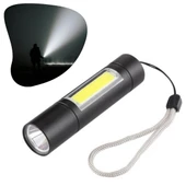 BUFFER® Solar Kutulu Mini El Feneri – Taşınabilir LED Kamp ve Acil Durum El Lambası - 1