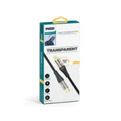 PHİXİ FORCE CB421L HASIR ÖRGÜ VE EKSTRA GÜÇLENDİRİLMİŞ BAŞLIKLI TYPE-C TO LIGHTNING HIZLI ŞARJ VE DATA KABLO - 2