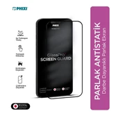 Phixi Premium Guard Parlak Cam Ekran Koruyucu – iPhone 12 Pro Max Uyumlu | Antistatik, Su Tutmaz, Tam Kaplama - 1