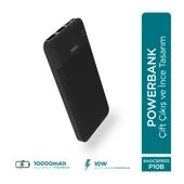 Phixi Basic P10 10000mAh Powerbank 10W - 2 Port LED Gösterge - Taşınabilir Şarj Cihazı - 1