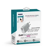 PHİXİ ULTİMATE UPD4145 45W PD ÇİFT ÇIKIŞLI HIZLI ŞARJ ADAPTÖR - 3