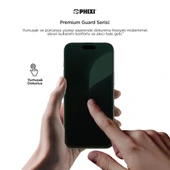 Phixi Premium Guard Hayalet Cam Ekran Koruyucu – iPhone 16 Pro Max Uyumlu | Antistatik, Su Tutmaz, Tam Kaplama - 4
