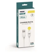 Phixi CB410L Basic 100 Cm Lightning Şarj ve Data Kablosu - 3