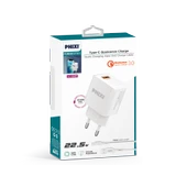 PHİXİ QCH243T FORCE AKIM KORUMALI 3.0A TYPE-C USB KABLOLU ŞARJ CİHAZI - 3