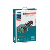 Phixi Force QCC571 Çift Çıkışlı Araç Şarj Adaptörü thumbnail 2