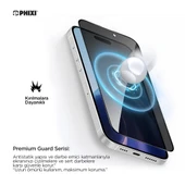 Phixi Premium Guard Hayalet Cam Ekran Koruyucu – iPhone 16 Pro Max Uyumlu | Antistatik, Su Tutmaz, Tam Kaplama - 3