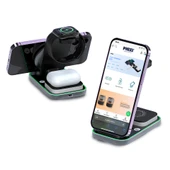 PHİXİ MG40 3 IN 1 MAGNETIC WIRELESS STANDLI ŞARJ SETİ - 2