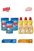 MİSS ARAP SABUNU 1000 ML X 3 ADET + SODA PLUS 500 ML X 3 ADET - 1