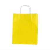 Sarı Kraft Çanta Büyük Boy 31x12x41 cm 25 Adet thumbnail 2