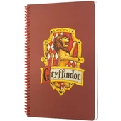 Mabbels Spiralli Defter Harry Potter Gryffindor Kiremit Rengi 80 YP 17x24 DFT-388562 - 1