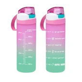 Herevin Matara Çift Renk Boyalı Ölçü Baskılı Pembe 750 CC 161506-161 - 1