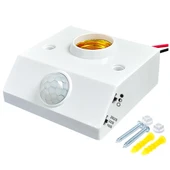 360 PIR Hareket Sensörlü E27 Duy Aparatı thumbnail 1