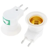 2 Adet Lamba Duyu E27 Kablolu, Ampul Duylu Fiş Lamba Duyu, E27 Priz Tipi, Anahtarlı, Şalterli Lamba Duyu, Kablosuz, thumbnail 2