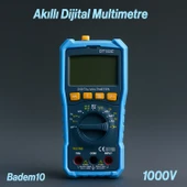 1000V Dijital Multimetre Elektrik Ölçü Cihazı Aleti Ampermetre Direnç Akım Voltaj Ölçer thumbnail 2
