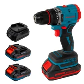 Catpower CAT1020 Akülü Kömürsüz Darbesiz Matkap Vidalama Çift Akülü Çantalı 10MM 20V 2.0AH thumbnail 1