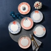 GÜRAL PORSELEN Mare 6 Parça 20 Cm Pasta Tabağı 5534 thumbnail 4