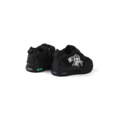 Unisex Bebe Siyah Figürlü Işıklı Cırtlı Sneaker Günlük Spor Ayakkabı - 2