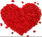 Periboia Kırmızı Renk Gül Yaprağı – 1 Paket 100 Adet - 1