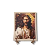 İsa Portresi Ahşap Dekor thumbnail 1