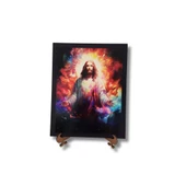 İsa İlahi Işık Ahşap Dekor thumbnail 1