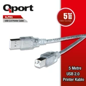 QPORT Q-PR5 USB2.0 5M YAZICI KABLOSU - 1