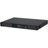 DAHUA S4220-16GT-240 16 PORT 16XGE-2XGE-2XGE/SFP YÖNETİLEBİLİR 240W POE SWİTCH - 1