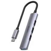 UNITEK TYPE-C TO 4 PORT USB (USB3.0+USB2.0) H1208B - 1