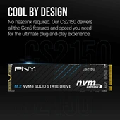 PNY CS2150 1TB 10200/8300 MB/s M.2 NVMe SSD (M280CS2150-1TB-TB) thumbnail 3