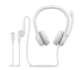 LOGITECH H390 MIKROFONLU BEYAZ KULAKLIK 981-001286 - 5