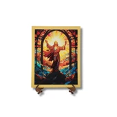 İsa Diriliş Vitray Ahşap Dekor thumbnail 1