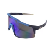 XBYC G4681 %100 Bisiklet Sürüş Gözlüğü Polarize Cam Yarı Çerçevesiz Spor Gözlüğü UV400 Lens Mavi - 1