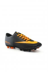 Walked 401 Siyah Turuncu Krampon Futbol Ayakkabısı 40-44 - 3