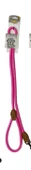 Doglife Pembe Fitil Gezdirme Tasması 1,2 cm x 120 cm - 1