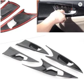 Honda Civic FC5 2016-2021 UYUMLU İç Kapı Kolu Çerçevesi Karbon Kalın Üründür thumbnail 5