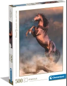 Clementoni 35521 Wild Red Stallion 500 Parça Puzzle - 1