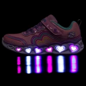 Skechers S-lights Heart Lights Retro Hearts 302689L Işıklı Ortopedik Çocuk Spor Ayakkabı thumbnail 2