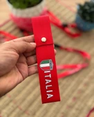 İtaly Tasarımlı, Kırmızı Renk Yüksek Kalite Tampon & Çeki ipi thumbnail 2